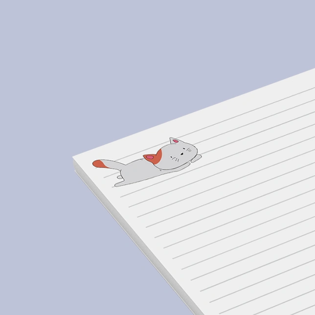 Caiet cu Pisică cu gheme_1