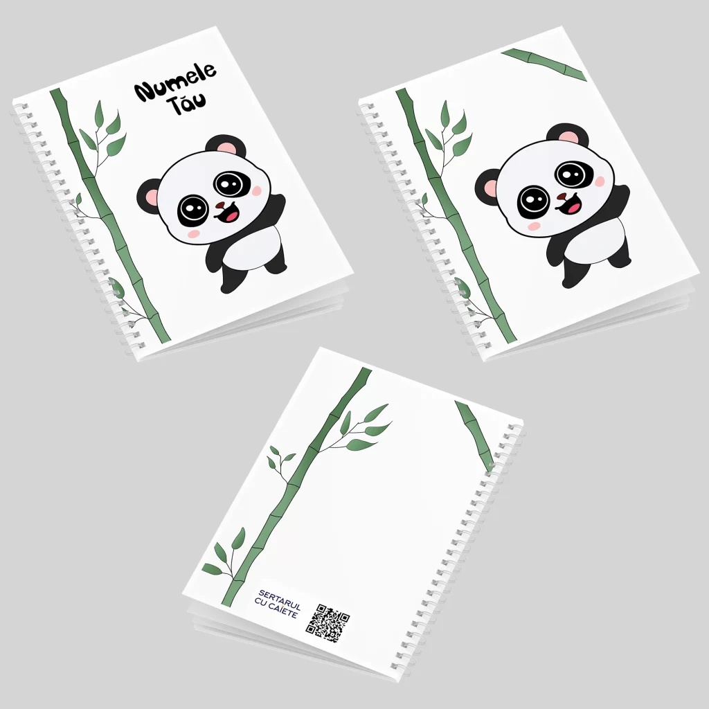 Caiet cu Urs panda_2